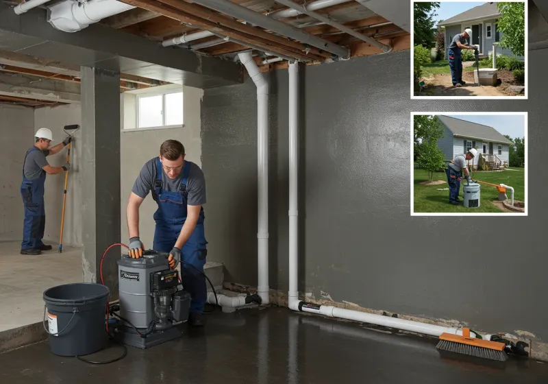 Basement Waterproofing and Flood Prevention process in Mayer, AZ